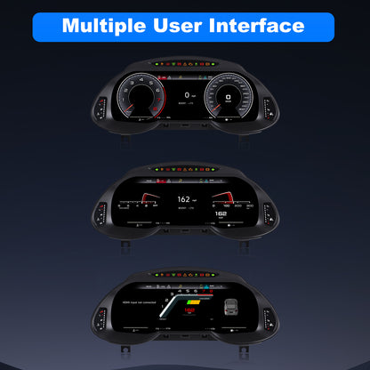 Audi Q5 Digital Instrument Cluster 2009-2018 | 12.3" QLED - Topdisplay 2009 / 2010 / 2011 / 2012 / 2013 / 2014 / 2015 / 2016 / 2017 / 2018