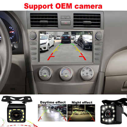 For Toyota Camry 2007-2011 Radio upgrade,9-inch QLED  8-Core CPU,touch screen Stereo,Wireless CarPlay & Android Auto,keep OEM Controls