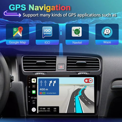 For Volkswagen Golf 2012-2021 Radio upgrade,10.1 inch QLED 8-Core CPU,touch screen Stereo,Wireless CarPlay & Android Auto,keep OEM Controls