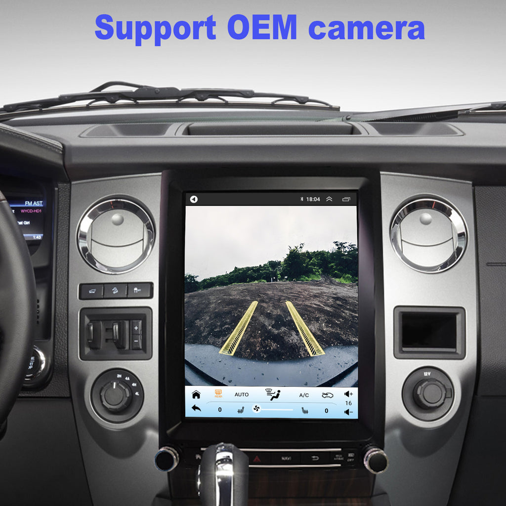 for Ford Expedition 2015-2017 Radio upgrade,12.1-inch QLED 8-Core CPU,touch screen Stereo,Wireless CarPlay & Android Auto,Free camera