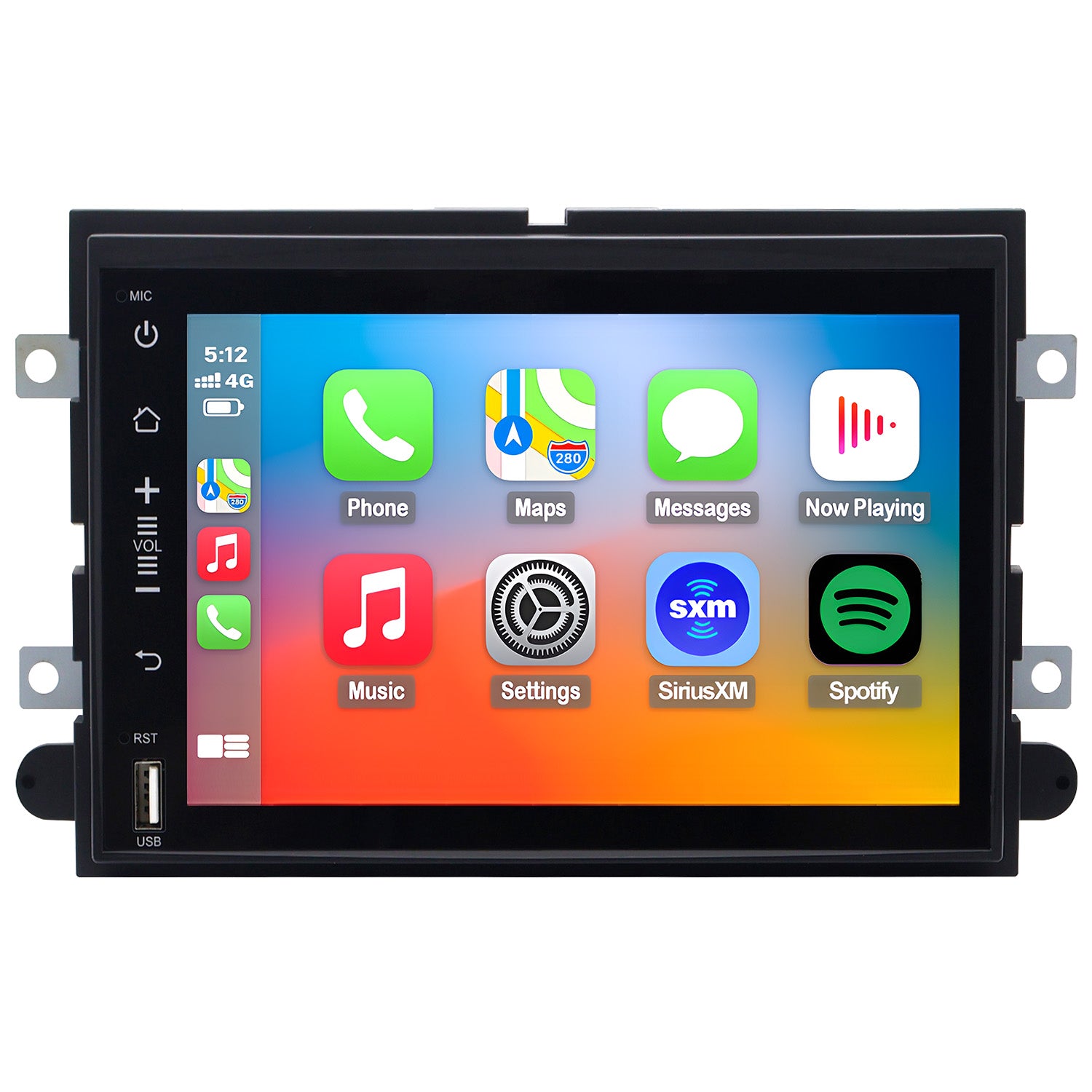 Ford Fusion Radio upgrade 2006-2008 CarPlay Stereo - Topdisplay 2006 2007 2008 Upgrade Touch Screen Headunit Apple Carplay Android Auto Accessories Estéreo Pantalla