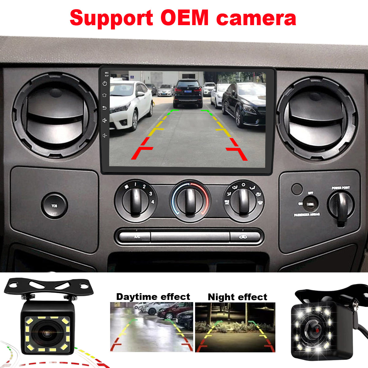 For Ford F150 2004-2008 Radio upgrade,10.1-inch QLED 8-Core CPU,touch screen Stereo,Wireless CarPlay & Android Auto,Free camera