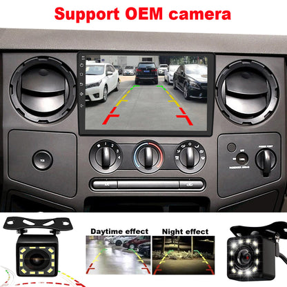 For Ford F150 2004-2008 Radio upgrade,10.1-inch QLED 8-Core CPU,touch screen Stereo,Wireless CarPlay & Android Auto,Free camera