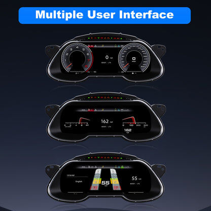 Audi A4 Digital Instrument Cluster 2013 / 2014 / 2015 / 2016 | 12.3" QLED - Topdisplay