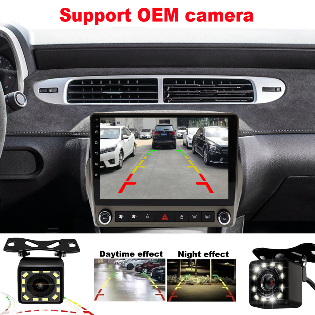 for Chevrolet Chevy Camaro 2010-2015 Radio upgrade,9-inch QLED 8-Core CPU,touch screen Stereo,Wireless CarPlay & Android Auto,keep OEM Controls
