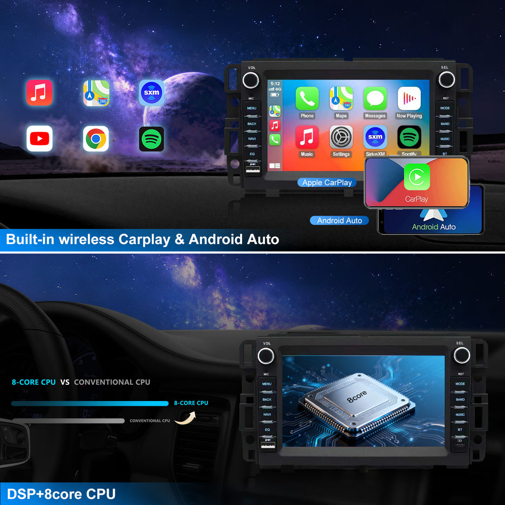 GMC Yukon touchscreen upgrade 2013