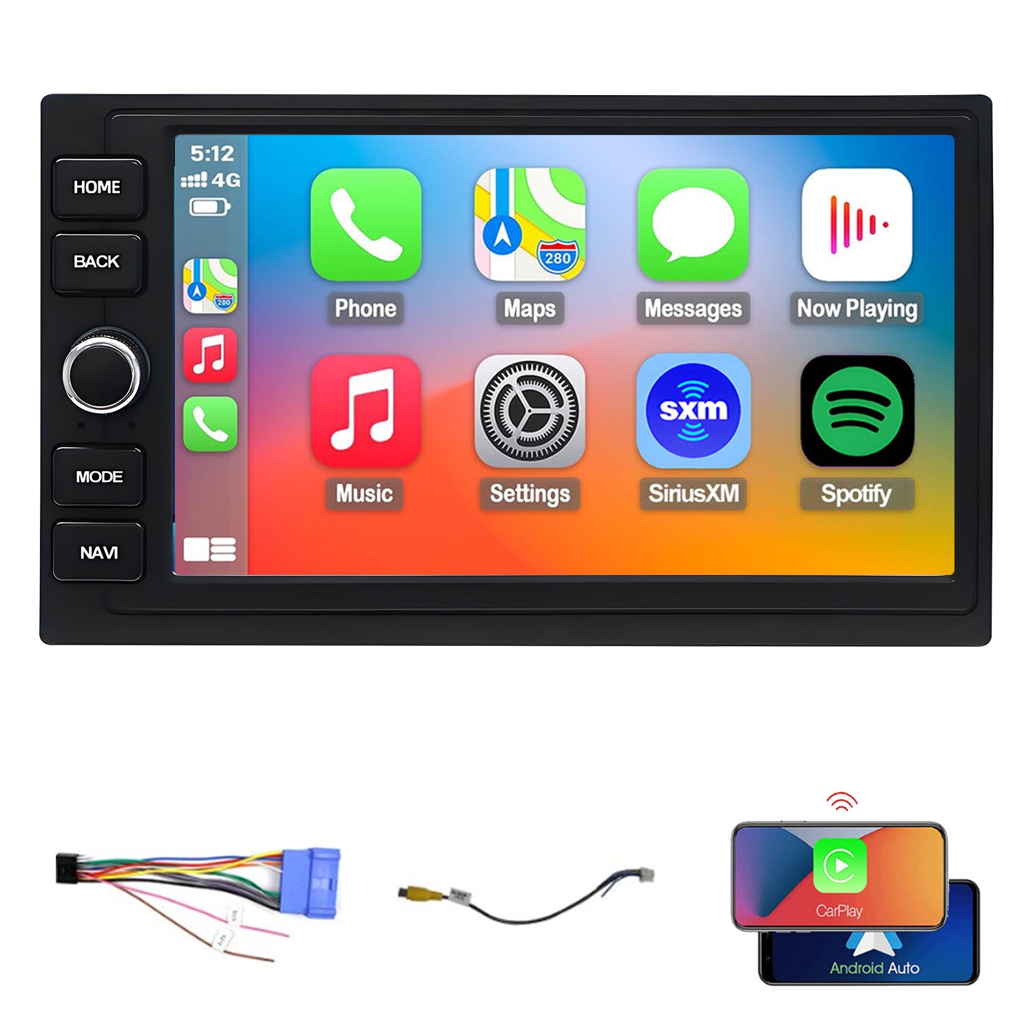 Honda Brio Radio upgrade 2011-2015 CarPlay Stereo Screen-Topdisplay 2011 2012 2013 2014 2015 Replacement Headunit
