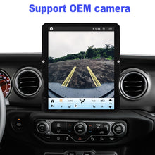 Load image into Gallery viewer, for Jeep Wrangler 2018-2023 Radio upgrade,12.1-inch QLED 8-Core CPU,touch screen Stereo,Wireless CarPlay &amp; Android Auto,keep OEM Controls