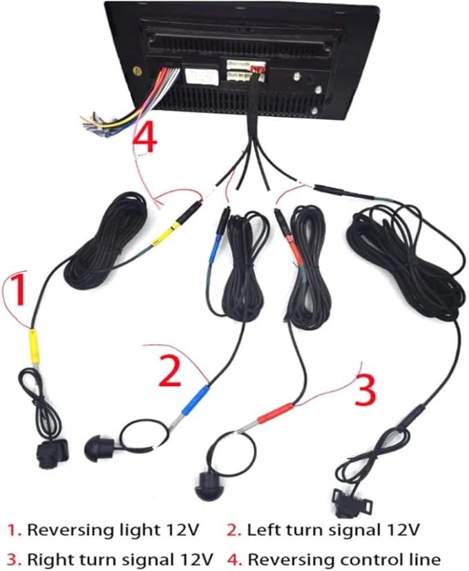 360-Degree Panoramic Camera System for Android, 3D 1080P, with Mounting Accessories and Video Cables