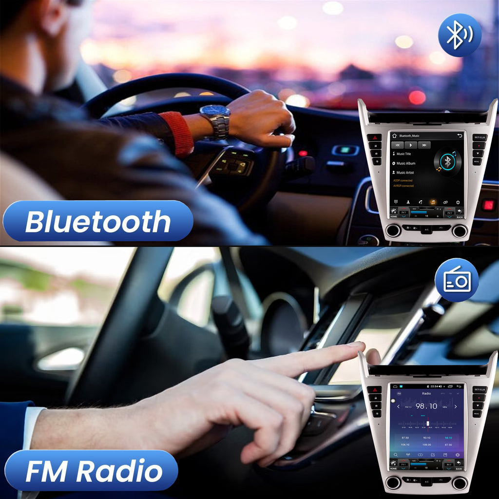 for Chevrolet Chevy Equinox LS LT 2010-2015 Radio upgrade,9.7-inch QLED  8-Core CPU,touch screen Stereo,Wireless CarPlay & Android Auto,keep OEM Controls