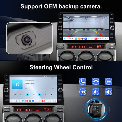 Mazda 6 radio 2002-2008 Upgrade CarPlay Screen- Topdisplay 2002 2003 2004 2005 2006 2007 2008 Mazda 6 Replacement Stereo Headunit Apple Carplay Android Auto Pantalla Estéreo