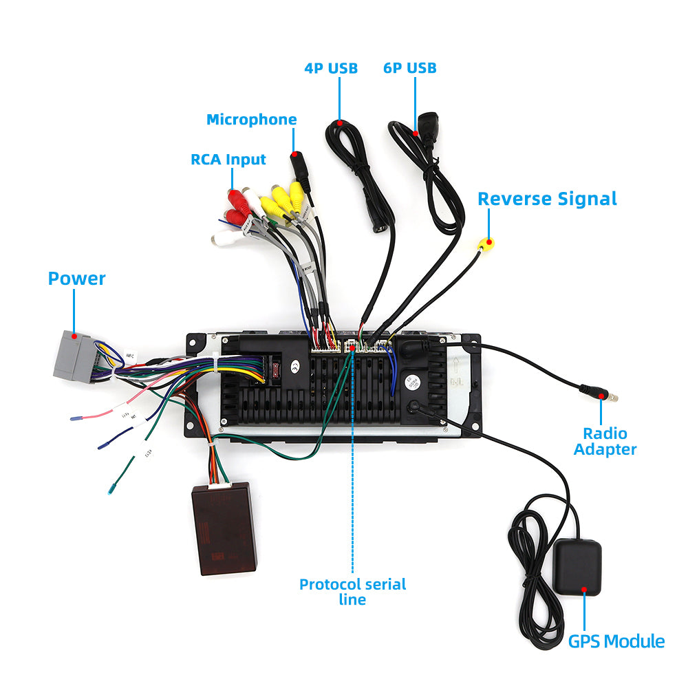 Jeep Grand Cherokee 1998 1999 2000 2001 2002 2003 2004 Head unit