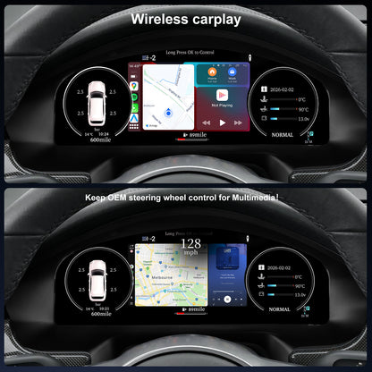 Porsche Panamera Digital Instrument Cluster 2010-2016 | 12.3" QLED - Topdisplay 2010 2011 2012 2013 2014 2015 2016