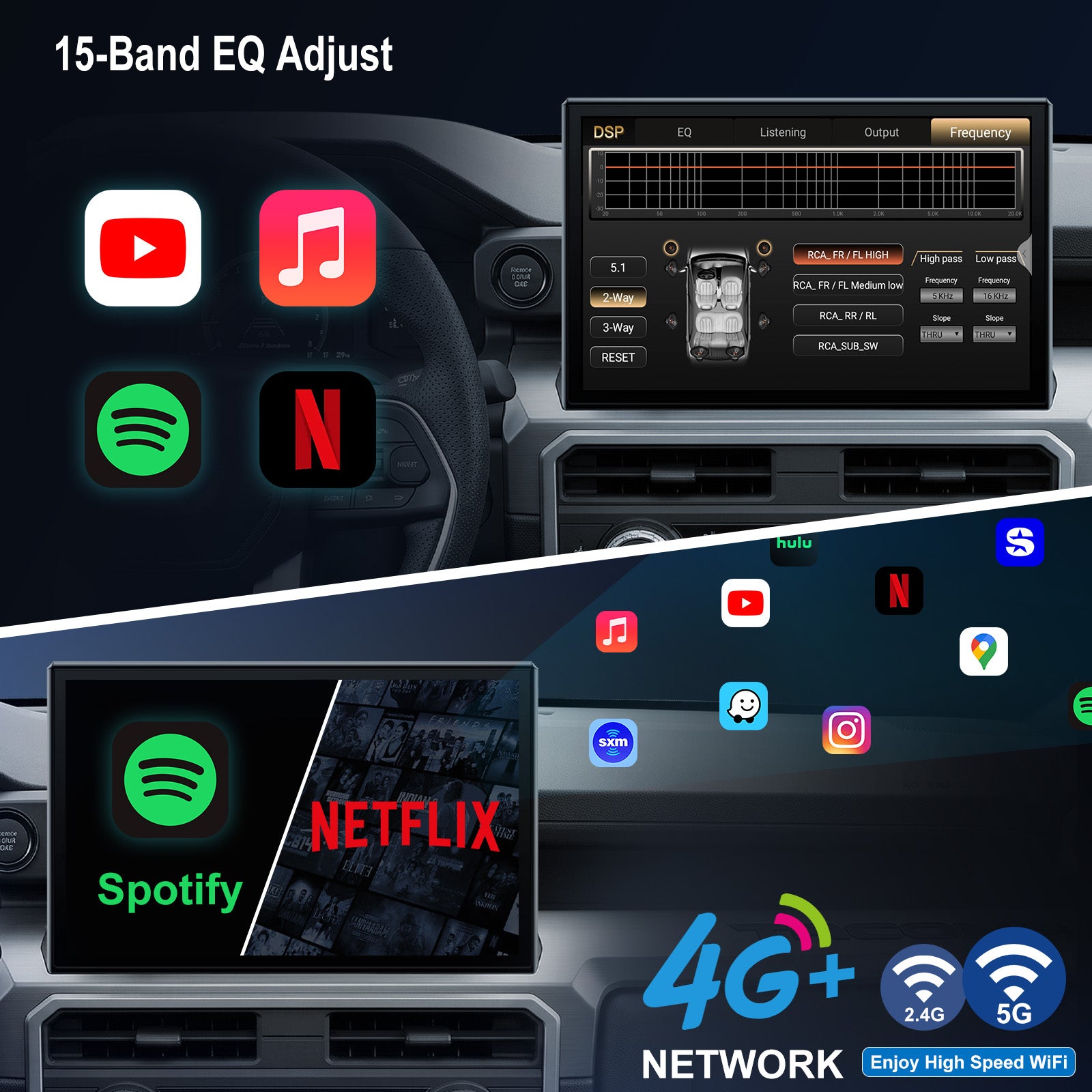 Toyota Tacoma radio 2024-2026 Upgrade CarPlay Screen- Topdisplay 2024 2025 2026 Toyota Tacoma Upgrade Stereo Headunit Apple Carplay Android Auto Pantalla Estéreo