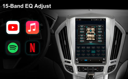 Cadillac SRX Radio upgrade 2010-2012 CarPlay Stereo Screen - Topdisplay 2010 2011 2012 Replacement Headunit Apple Android Auto Accessories Pantalla Estéreo