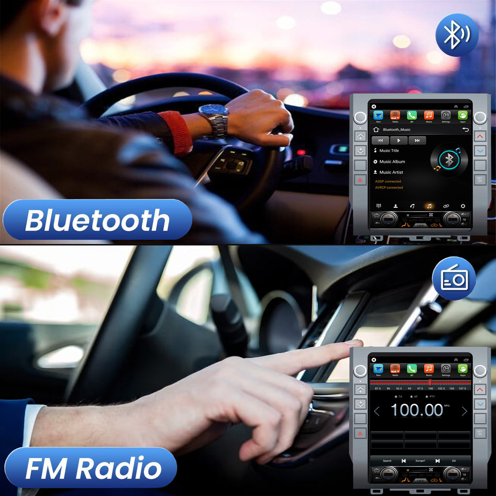 for Toyota Tundra 2014-2020 Radio upgrade,12.1-inch QLED  8-Core CPU,touch screen Stereo,Wireless CarPlay & Android Auto,keep OEM Controls