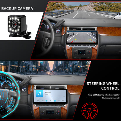 Chevy Impala Radio upgrade 2007-2013 CarPlay Stereo Screen -Topdisplay 2007 2008 2009 2010 2011 2012 2013 Chevrolet Replacement