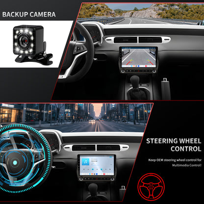 Chevy Camaro Radio upgrade 1996-2005 CarPlay Stereo Screen -Topdisplay 2010 2011 2012 2013 2014 2015 Chevrolet