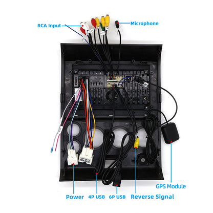For Nissan Titan 2004-2007 Radio upgrade,9-inch QLED  8-Core CPU,touch screen Stereo,Wireless CarPlay & Android Auto,keep OEM Controls