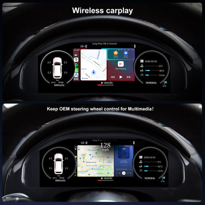 Porsche Cayenne Digital Instrument Cluster 2010-2016 | 12.3" QLED - Topdisplay 2010 2011 2012 2013 2014 2015 2016