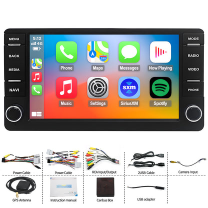 Mitsubishi Outlander radio 2014-2022 CarPlay Stereo Screen - Topdisplay 2014 2015 2016 2017 2018 2019 2020 2021 2022 Outlander Stereo Replacement Headunit Upgrade