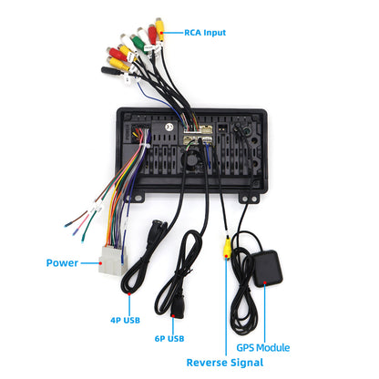 For Ford Mustang 2001-2004 Radio upgrade,7-inch QLED 8-Core CPU,touch screen Stereo,Wireless CarPlay & Android Auto,Free camera