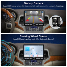 Load image into Gallery viewer, For Jeep Grand Cherokee 2011-2013 Radio upgrade,10.2-inch QLED 8-Core CPU,touch screen Stereo,Wireless CarPlay &amp; Android Auto,Free camera