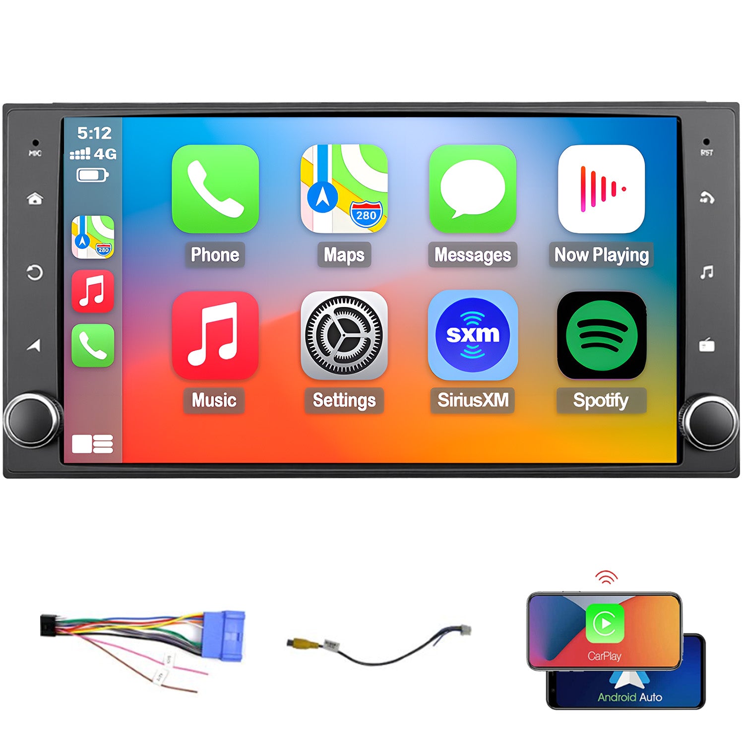 Nissan NV200 radio 2013-2021 Nissan NV200 Upgrade CarPlay Screen- Topdisplay 2013 2014 2015 2016 2017 2018 2019 2020 2021 Upgrade Stereo Headunit Apple Carplay Android Auto Pantalla Estéreo