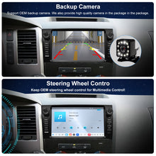 Load image into Gallery viewer, For Toyota Tundra 2007-2013 Radio upgrade,9-inch QLED 8-Core CPU,touch screen Stereo,Wireless CarPlay &amp; Android Auto,Free camera