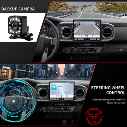 Toyota Tacoma radio 2016-2023 Upgrade CarPlay Screen- Topdisplay 2016 2017 2018 2019 2020 2021 2022 2023 Toyota Tacoma Upgrade Stereo Headunit Apple Carplay Android Auto Pantalla Estéreo