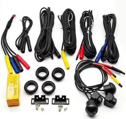 360-Degree Panoramic Camera System for Android, 3D 1080P, with Mounting Accessories and Video Cables
