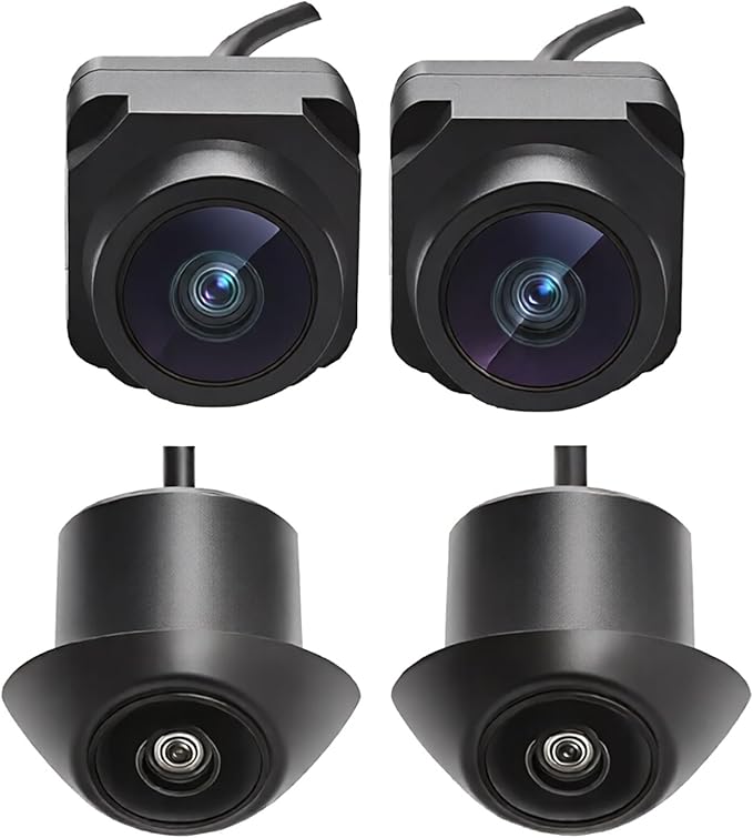360-Degree Panoramic Camera System for Android, 3D 1080P, with Mounting Accessories and Video Cables