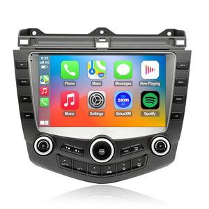Honda Accord 7th Gen Radio upgrade 2003-2007 CarPlay Stereo Screen - Topdisplay 2003 2004 2005 2006 2007 Replacement Headunit Apple Android Auto Accessories Pantalla Estéreo