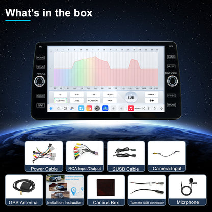 Topdisplay 2019 2020 2021 2022 Toyota RAV4 Upgrade Stereo Headunit Apple Carplay Android Auto Pantalla Estéreo