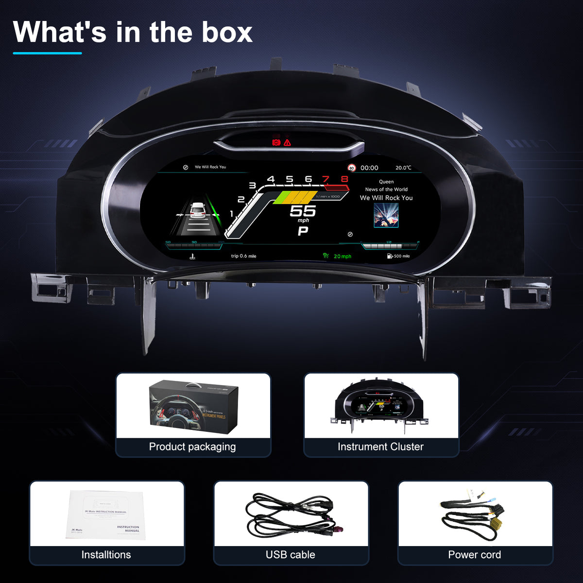 Repace your digital cluster with Carplay panel
