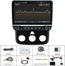 Load image into Gallery viewer, for Dodge RAM 1500/2500/3500 2013-2018 Radio upgrade,10.1-inch QLED 8-Core CPU,touch screen Stereo,Wireless CarPlay &amp; Android Auto,manual AC Only