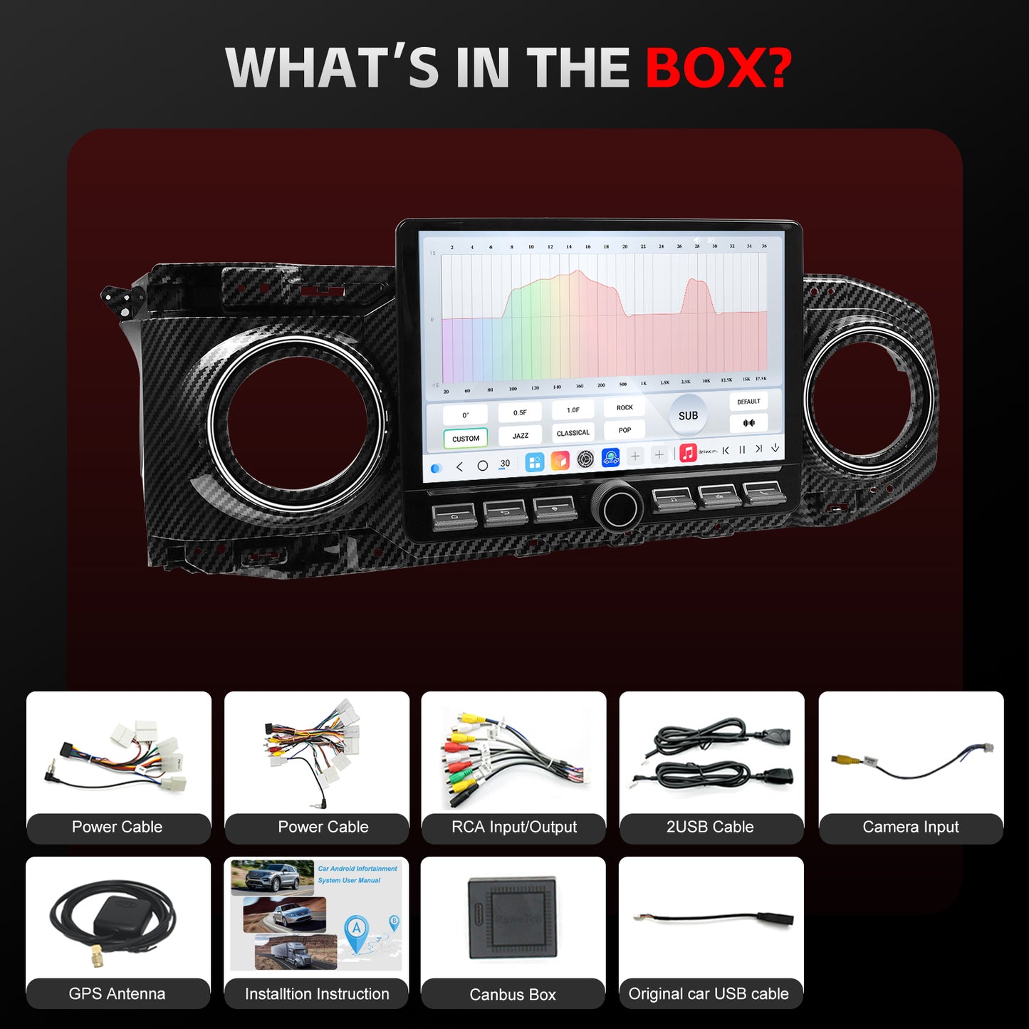 Toyota Tacoma radio 2016-2023 Upgrade CarPlay Screen- Topdisplay 2016 2017 2018 2019 2020 2021 2022 2023 Toyota Tacoma Upgrade Stereo Headunit Apple Carplay Android Auto Pantalla Estéreo