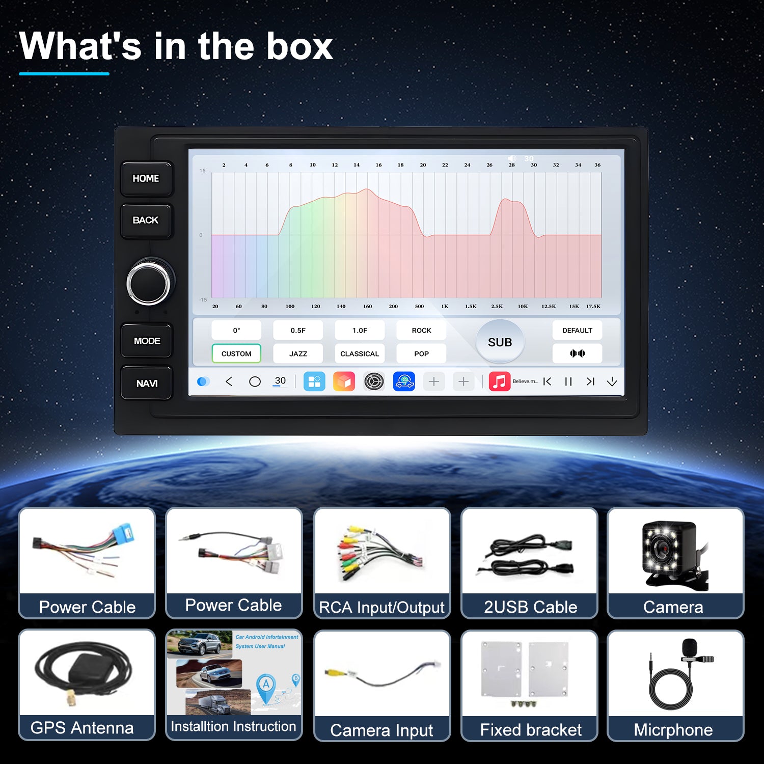 Honda Accord 6th Gen Radio upgrade 1990-2002 CarPlay Stereo Screen - Topdisplay 1990 1991 1992 1993 1994 1995 1996 1997 1998 1999 2000 2001 2002 Replacement Headunit Apple Android Auto Accessories Pantalla Estéreo 