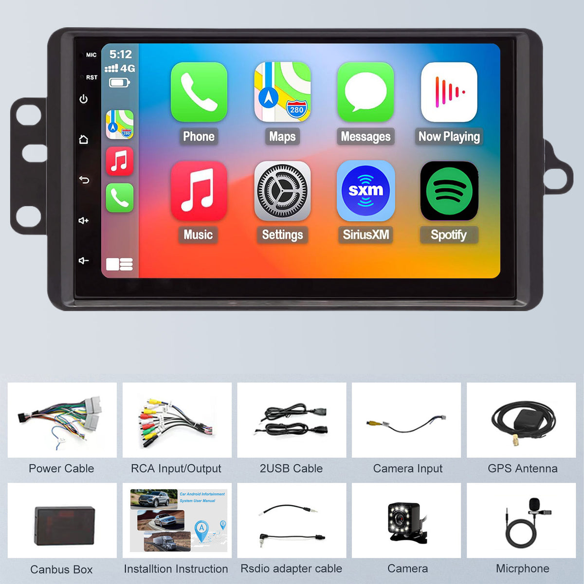 For Buick Park Avenue 1995-2005 Radio upgrade,7-inch QLED 8-Core CPU,touch screen Stereo,Wireless CarPlay & Android Auto,keep OEM Controls