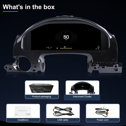 Porsche Cayenne Digital Instrument Cluster 2010-2016 | 12.3" QLED - Topdisplay 2010 2011 2012 2013 2014 2015 2016