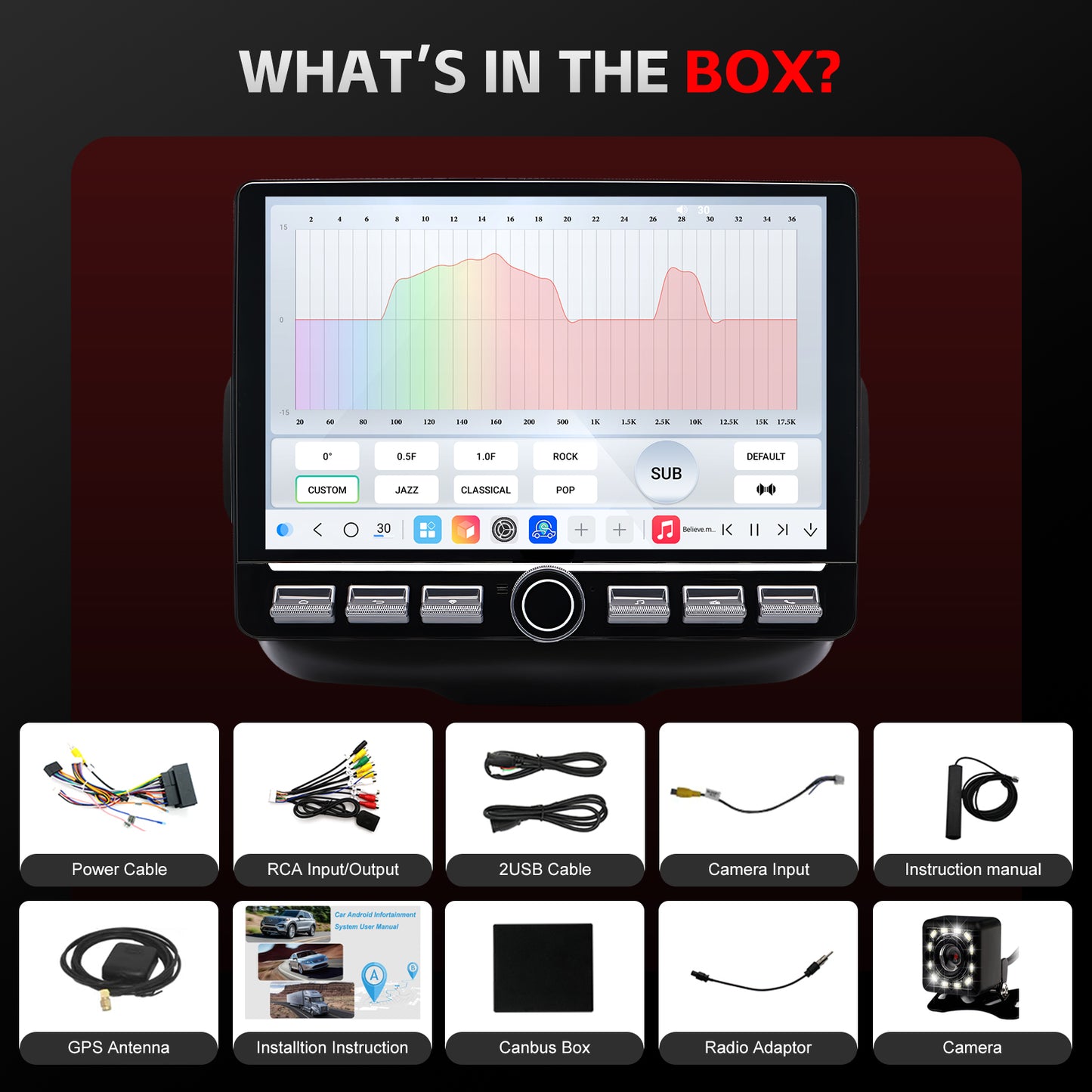 Jeep Renegade 2015 2016 2017 2018 2019 2020 2021 2022 2023 Car Head unit replacement