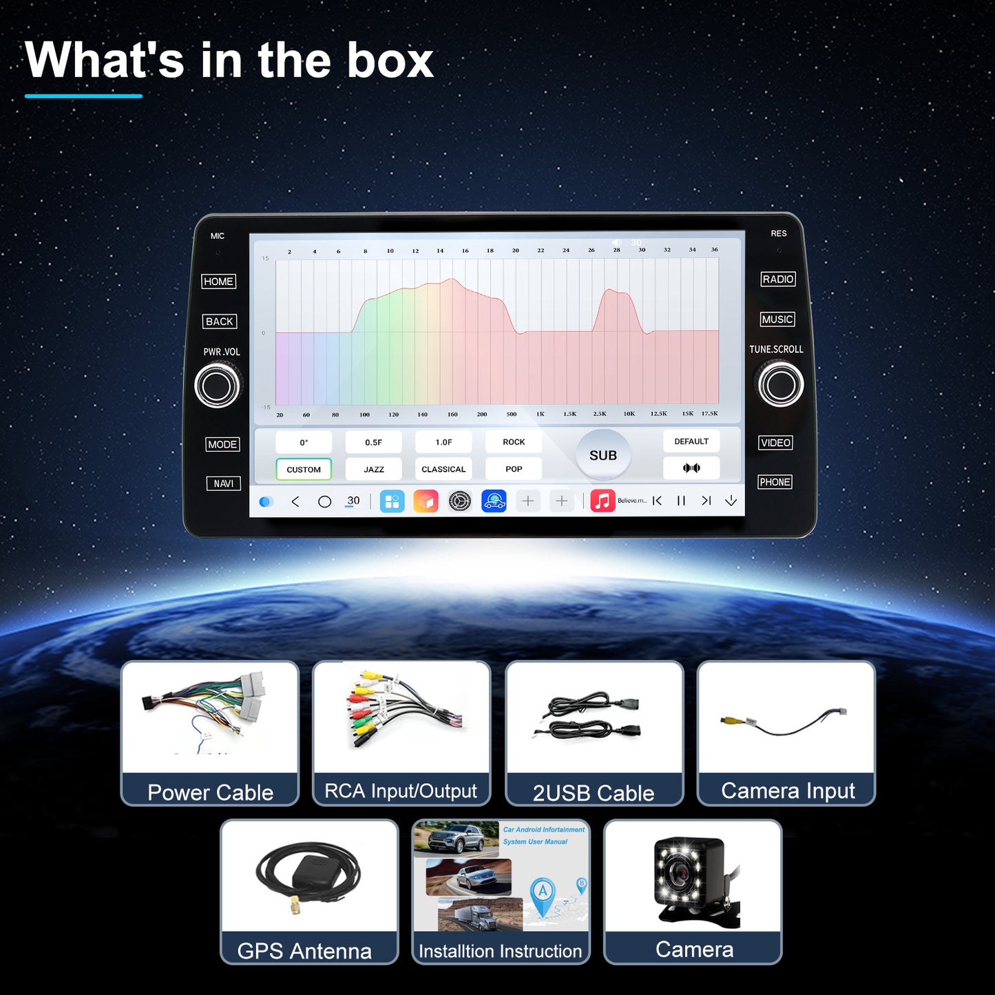 For Toyota Corolla 2009-2013 Radio upgrade,10.2-inch QLED 8-Core CPU,touch screen Stereo,Wireless CarPlay & Android Auto,keep OEM Controls
