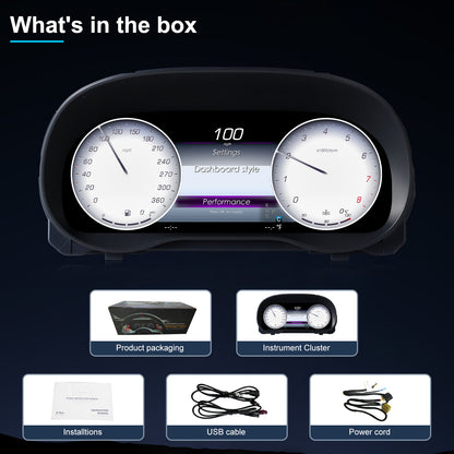 Benz Vito Digital Instrument Cluster 2024 | 12.3" QLED - Topdisplay 2024