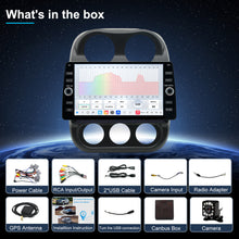 Load image into Gallery viewer, For Jeep Compass 2010-2016 Radio upgrade,10.2-inch QLED  8-Core CPU,touch screen Stereo,Wireless CarPlay &amp; Android Auto,keep OEM Controls