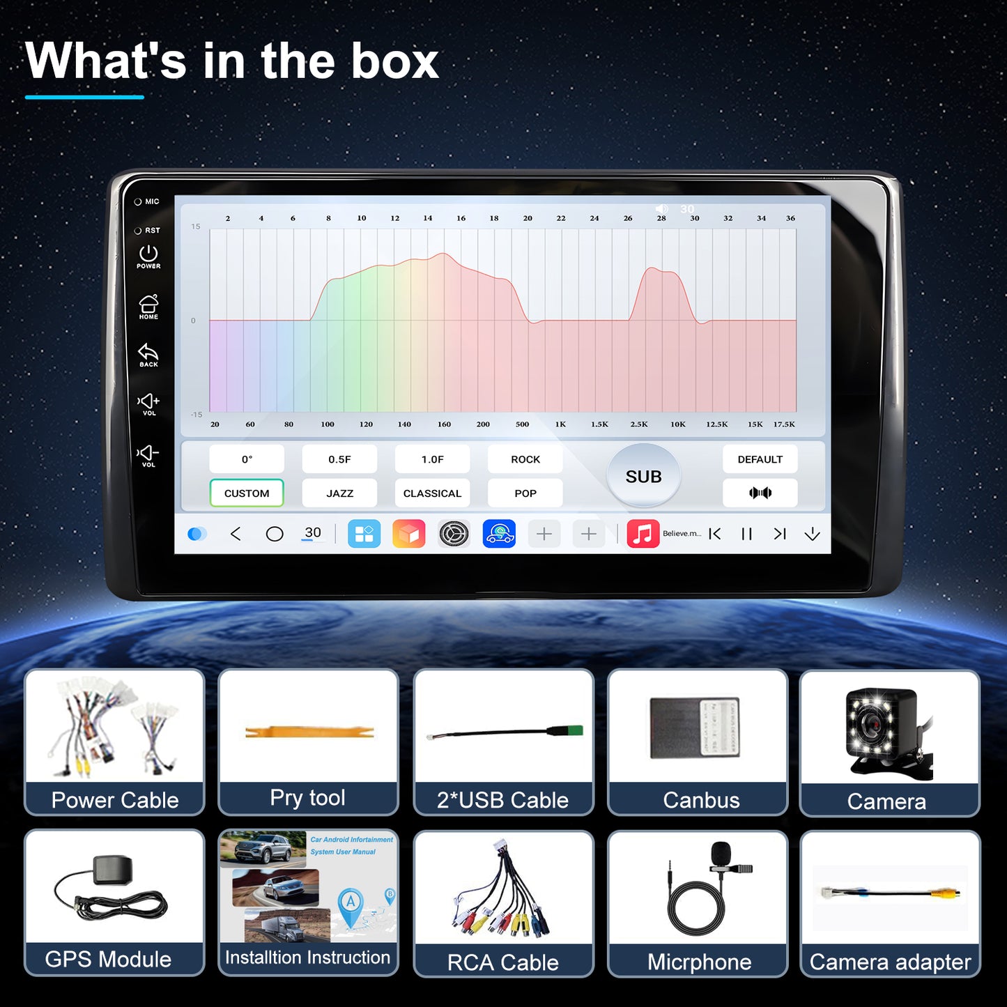 Ford F150 Stereo replacement 1999-2003 CarPlay Radio Screen-Topdisplay 1999 2000 2001 2002 2003 F150 Upgrade Headunit Apple Carplay Android Auto Accessories Pantalla Estéreo