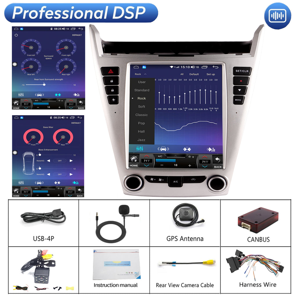 for Chevrolet Chevy Equinox LS LT 2010-2015 Radio upgrade,9.7-inch QLED  8-Core CPU,touch screen Stereo,Wireless CarPlay & Android Auto,keep OEM Controls