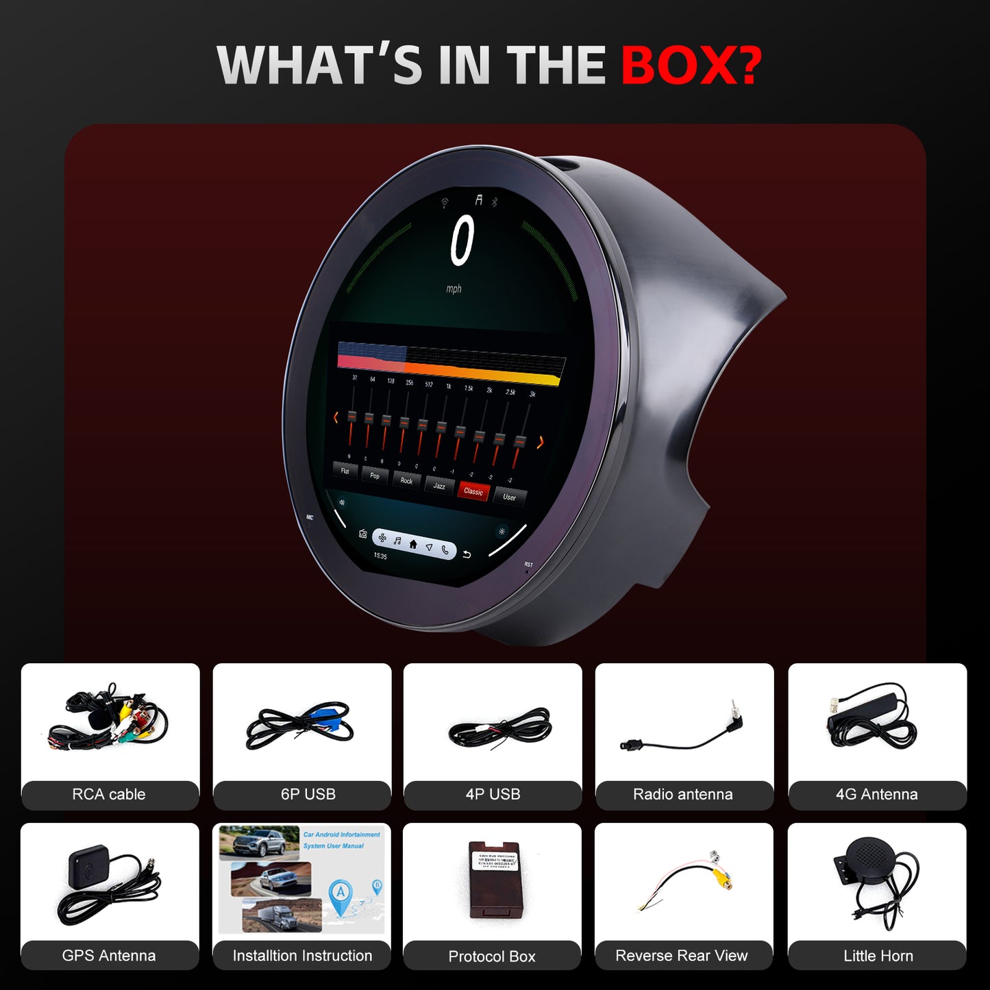 BMW MINI Radio upgrade 2014-2016 CarPlay Stereo Screen - Topdisplay 2014 2015 2016 Replacement Headunit Apple Android Auto Accessories Pantalla Estéreo