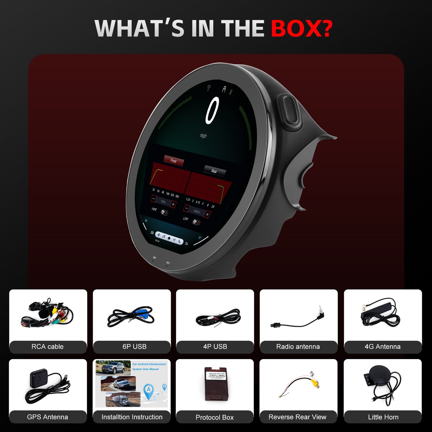 BMW MINI Radio upgrade 2016-2023 CarPlay Stereo Screen - Topdisplay 2016 2017 2018 2019 2020 2021 2022 2023 Replacement Headunit Apple Android Auto Accessories Pantalla Estéreo