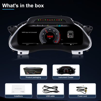 Audi A4 Digital Instrument Cluster 2009 / 2010 / 2011 / 2012 | 12.3" QLED - Topdisplay