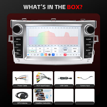 Toyota Verso 2009 2010 2011 2012 2013 2014 2015 2016 2017 2018 Car radio headunit upgrade